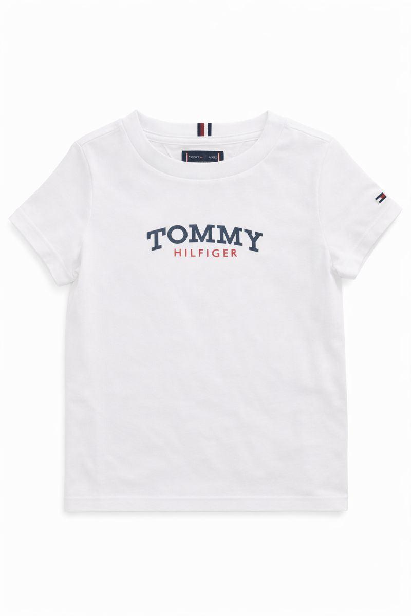 T-shirt Tommy Hilfiger bambino 3–7 anni in cotone – Primavera Estate