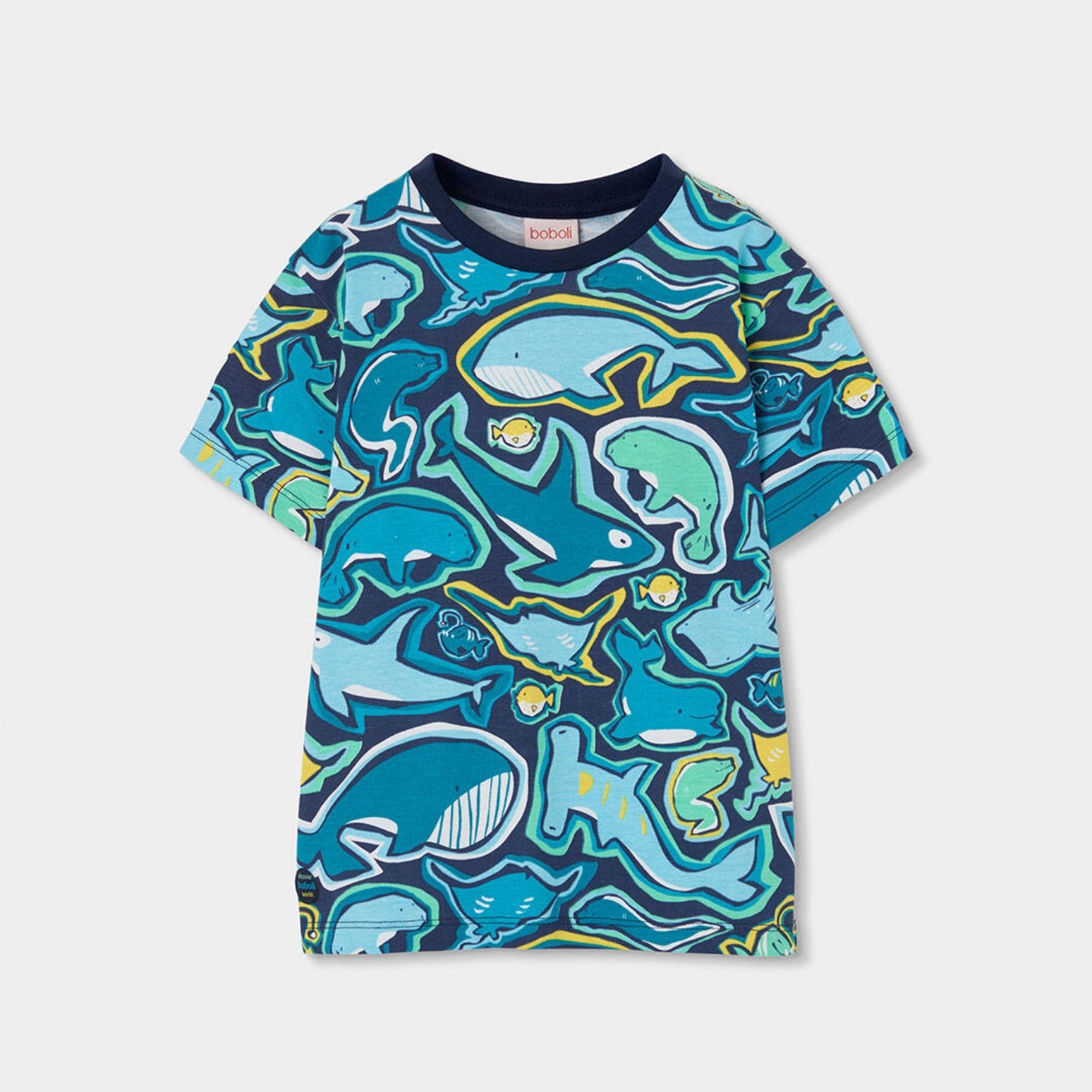 T-shirt Boboli con stampa mare all-over – bambino 3-10 anni