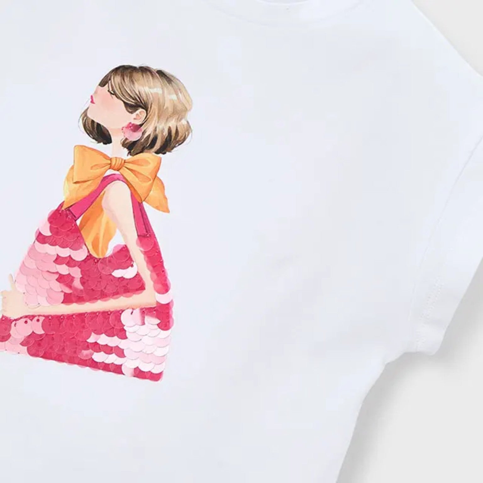 T-shirt da bambina Mayoral con stampa – Primavera Estate (3–10 anni)