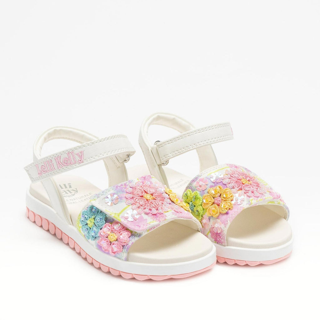 Sandali bambina Lelli Kelly  ELOISE con fiori ricamati – dal 26 al 33