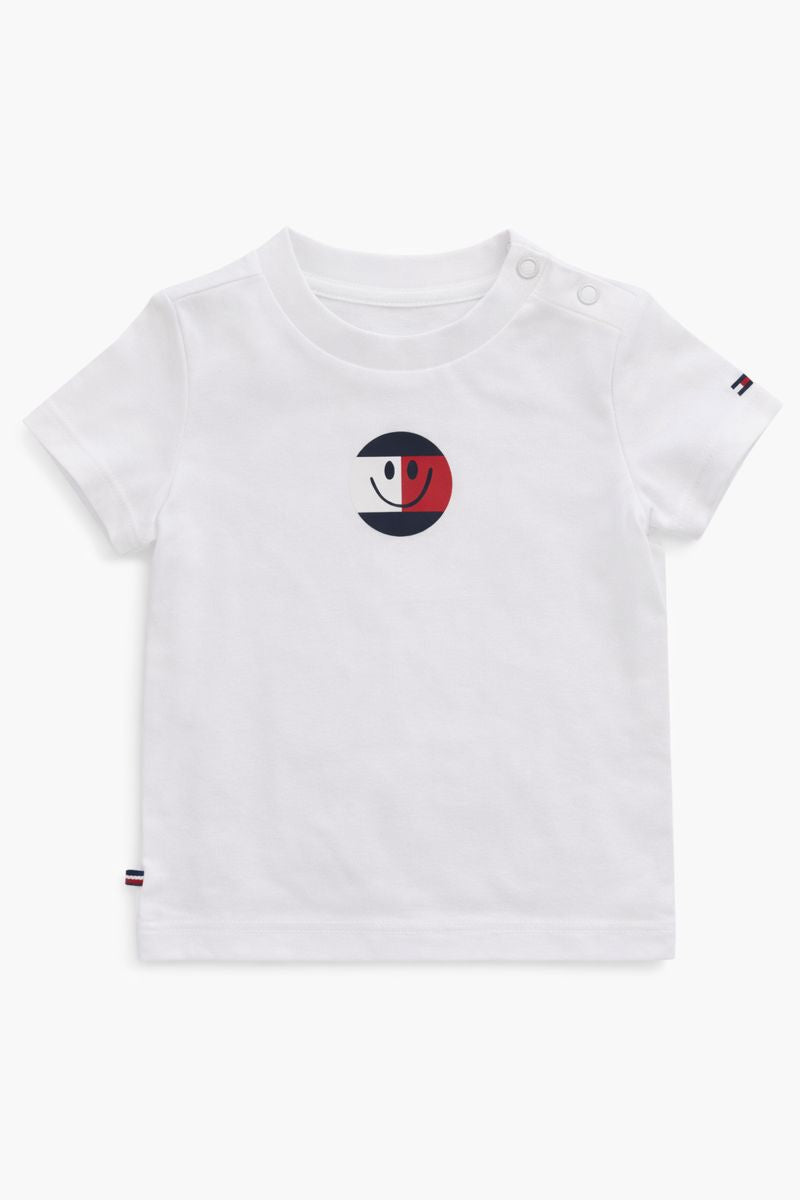 T-shirt Tommy Hilfiger neonato 3–24 mesi in cotone – Primavera Estate