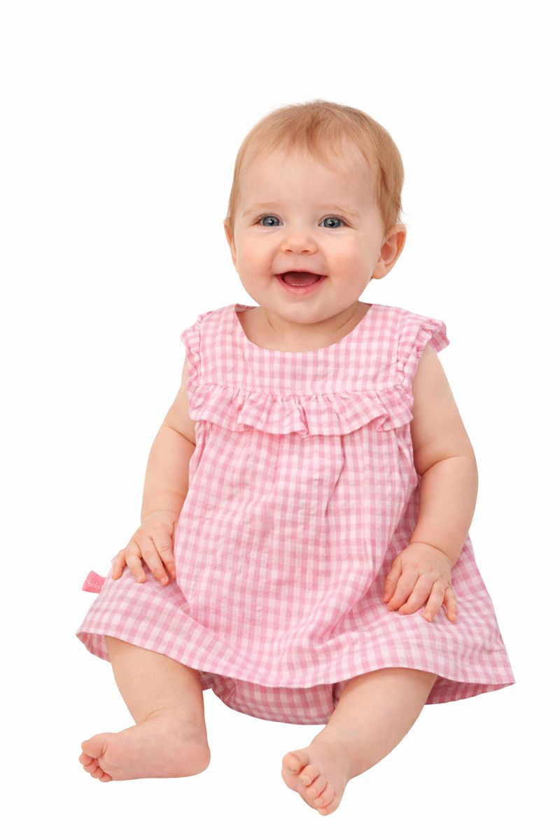 Abito Boboli in cotone con portapannolino – Neonata 3-24 mesi