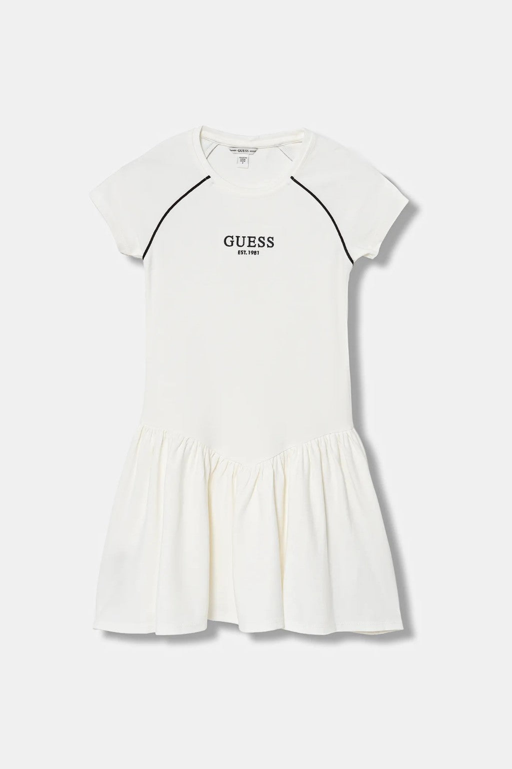 Abito GUESS ragazza bianco con logo