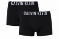 Confezione 2 Boxer per ragazzo Calvin Klein  in Cotone Elasticizzato – Nero