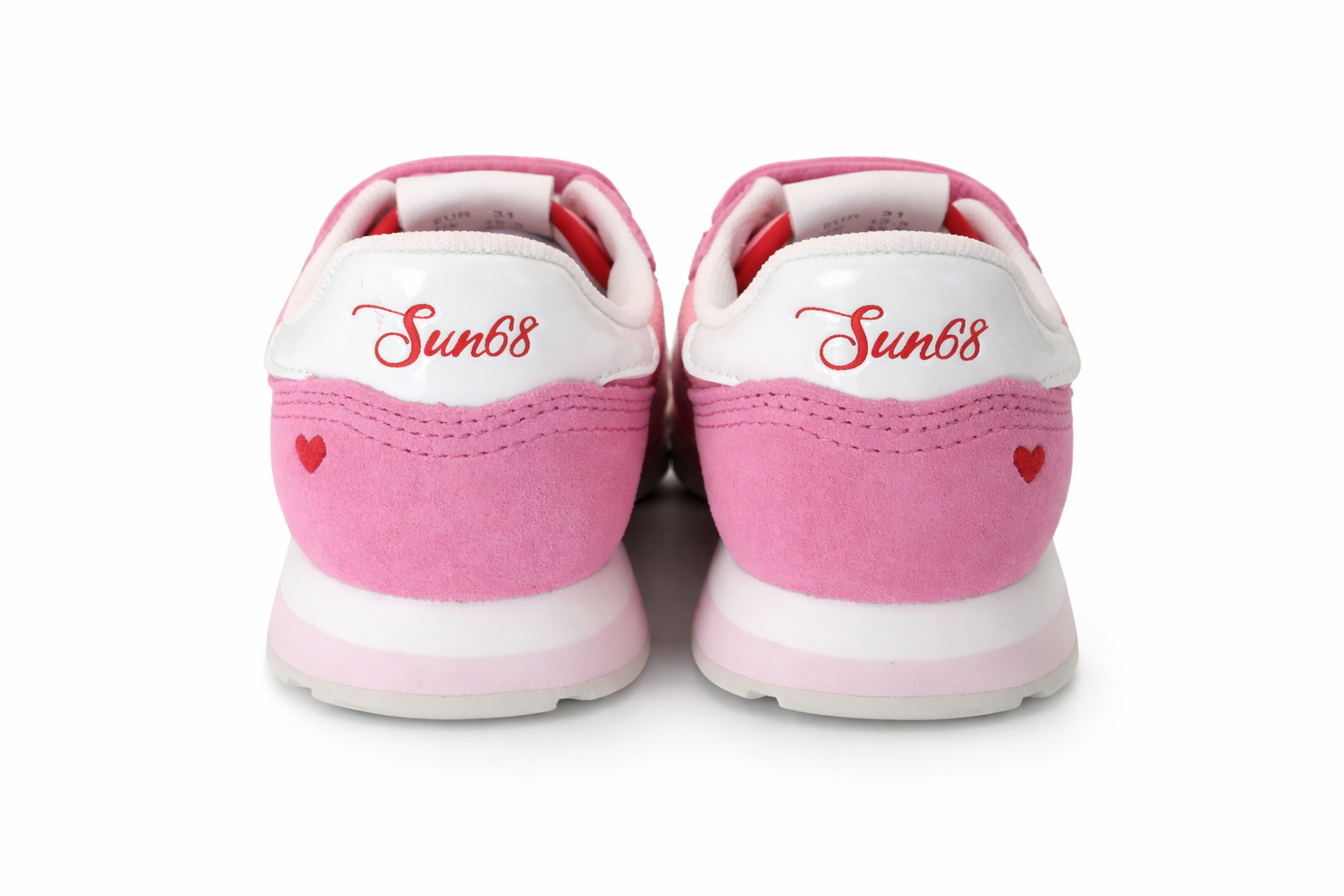 Sneakers bambina Sun68 con strappo e lacci elastici dal n 30 al n 34 sportive leggere