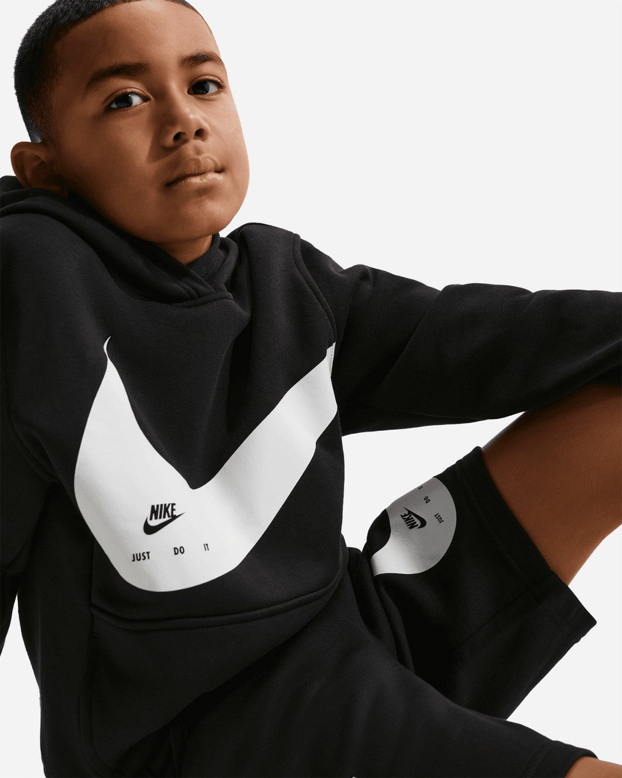 Felpa Nike ragazzo 8-15 anni con cappuccio e maxi logo