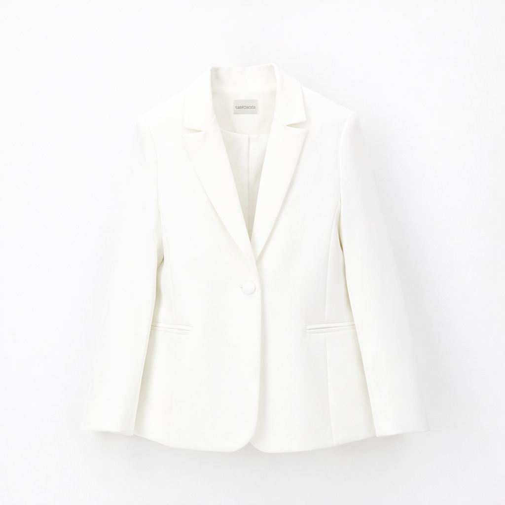 Giacca elegante ragazza Sarabanda bianca – Cerimonia