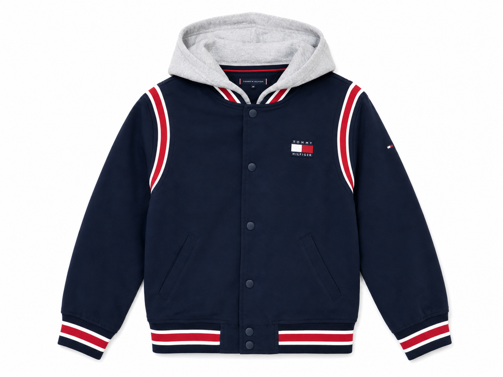 Giacca impermeabile con cappuccio staccabile Tommy Hilfiger | Ragazzo 10-16 anni
