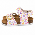 Sandaletto Bambina Cuori Multicolor – Made in Italy – Plantare Soft | Dal 28 al 35
