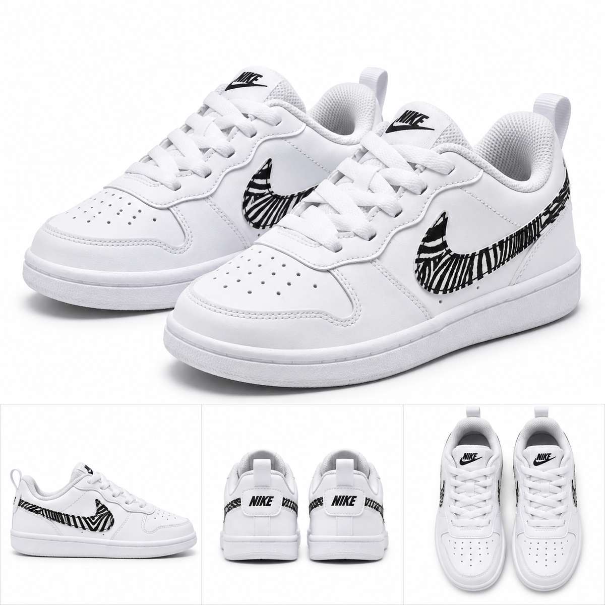 Nike Court Borough Low PRT – Zebra | dal 36 al 40