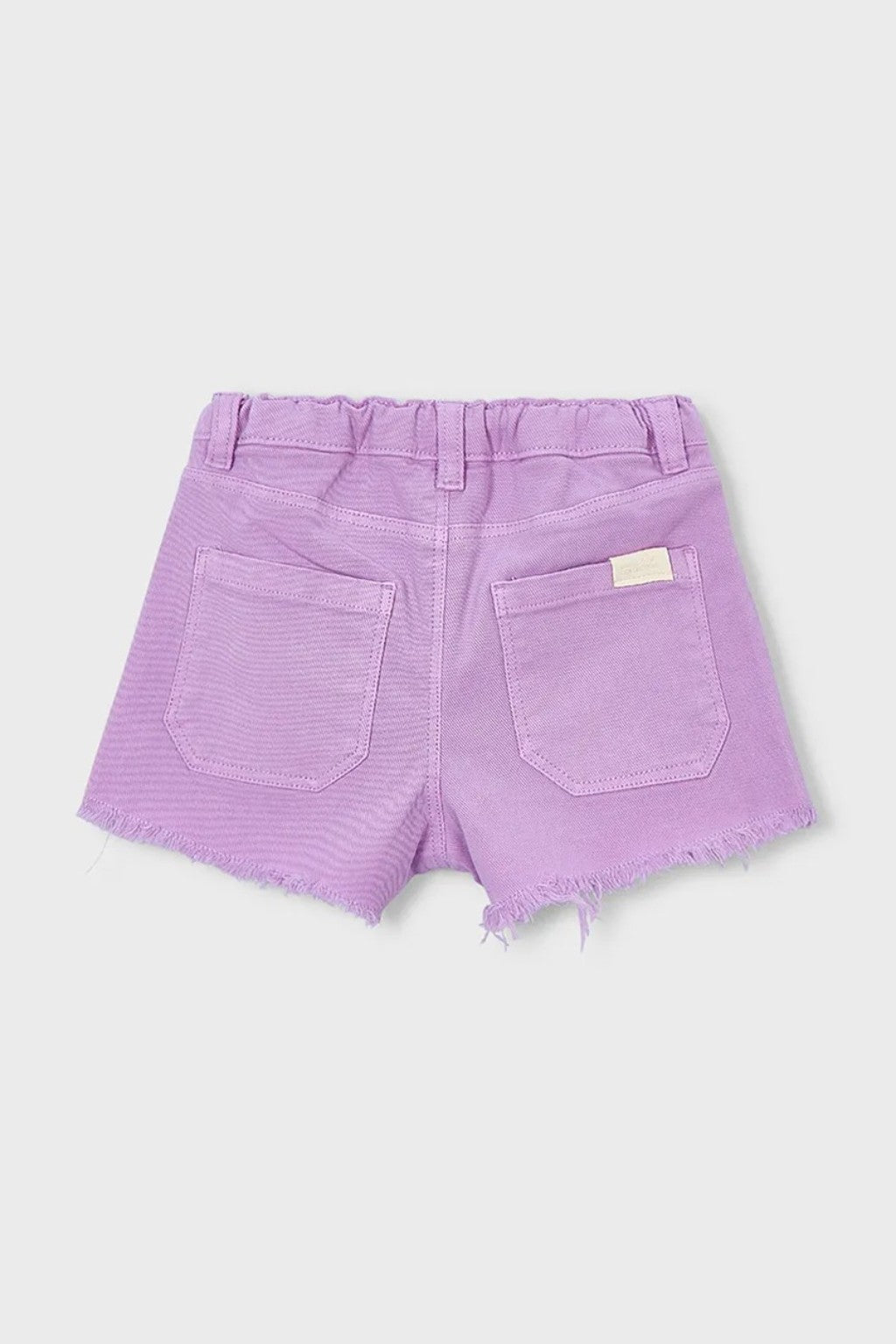 Pantaloncino Mayoral in denim lilla – bambina 3-10 anni – Primavera Estate