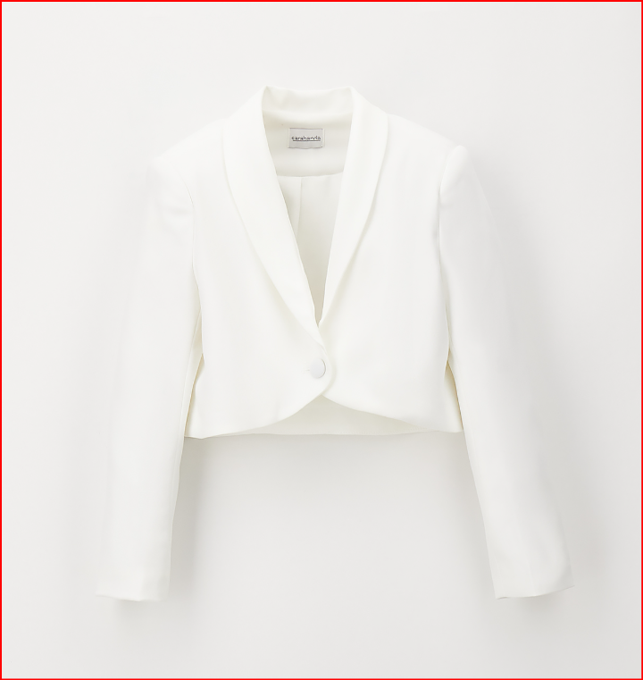 Giacca elegante ragazza Sarabanda bianca –Coprispalle  Cerimonia