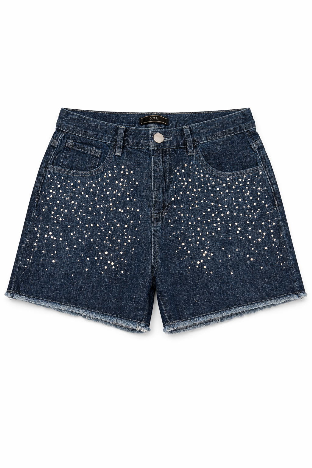 Shorts in denim Guess ragazza con strass