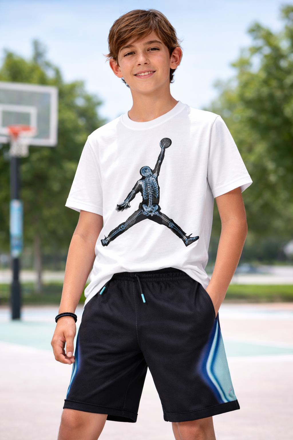 Bermuda Jordan ragazzo 8-16 anni sportivi Primavera/Estate