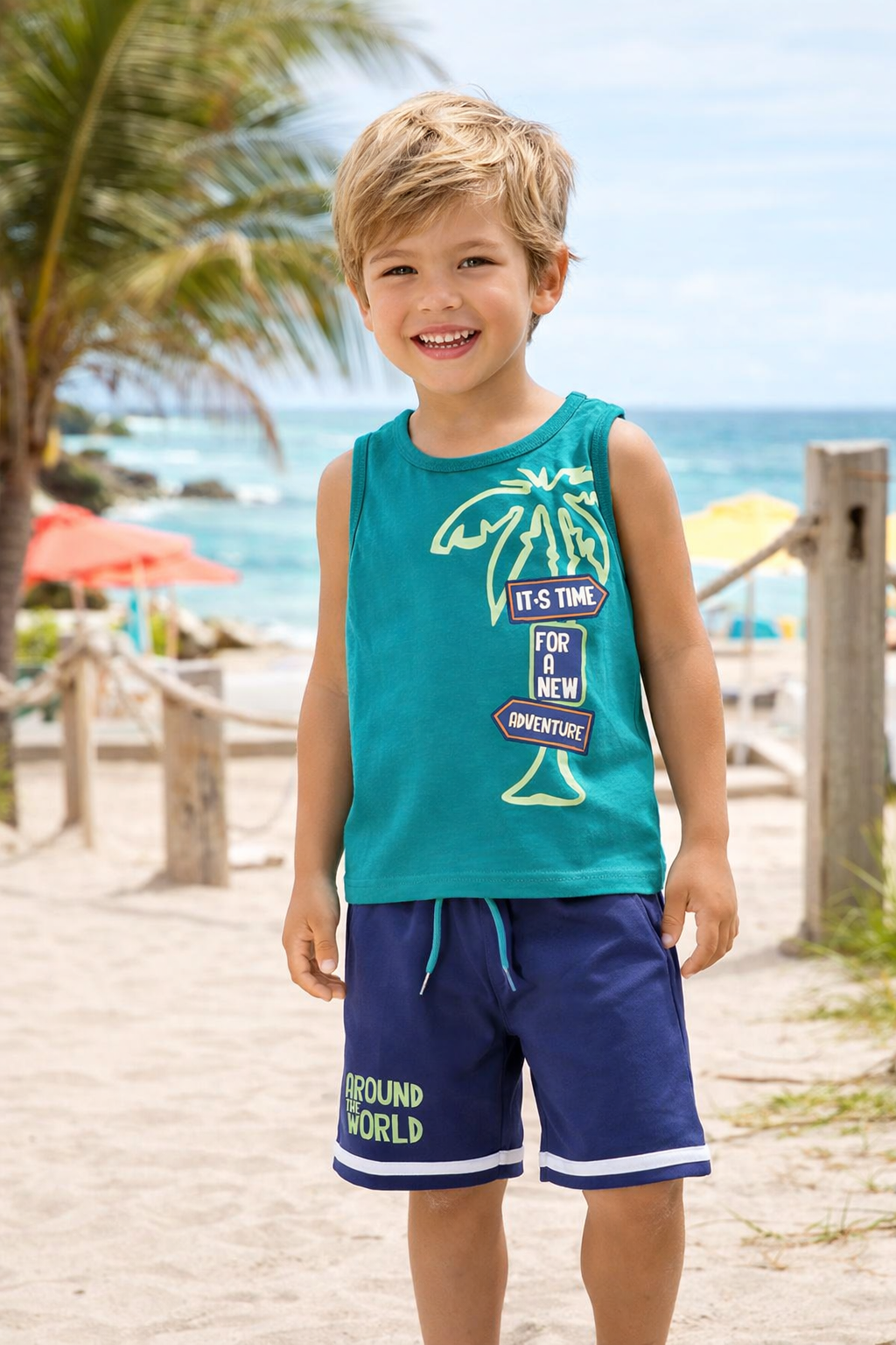 Completo bambino Sarabanda 3–8 anni in cotone