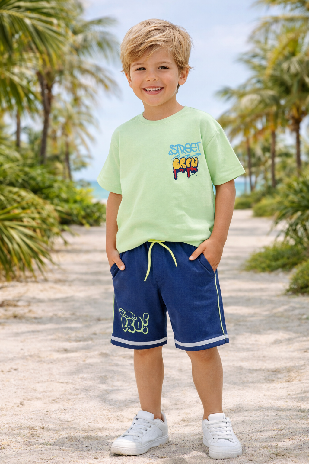 Completo bambino Sarabanda 3–8 anni in cotone