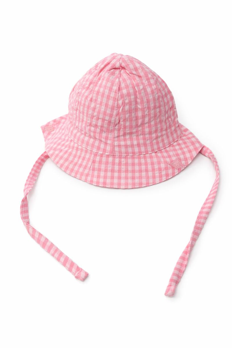 Cappellino Boboli in cotone vichy – Neonata | Primavera Estate