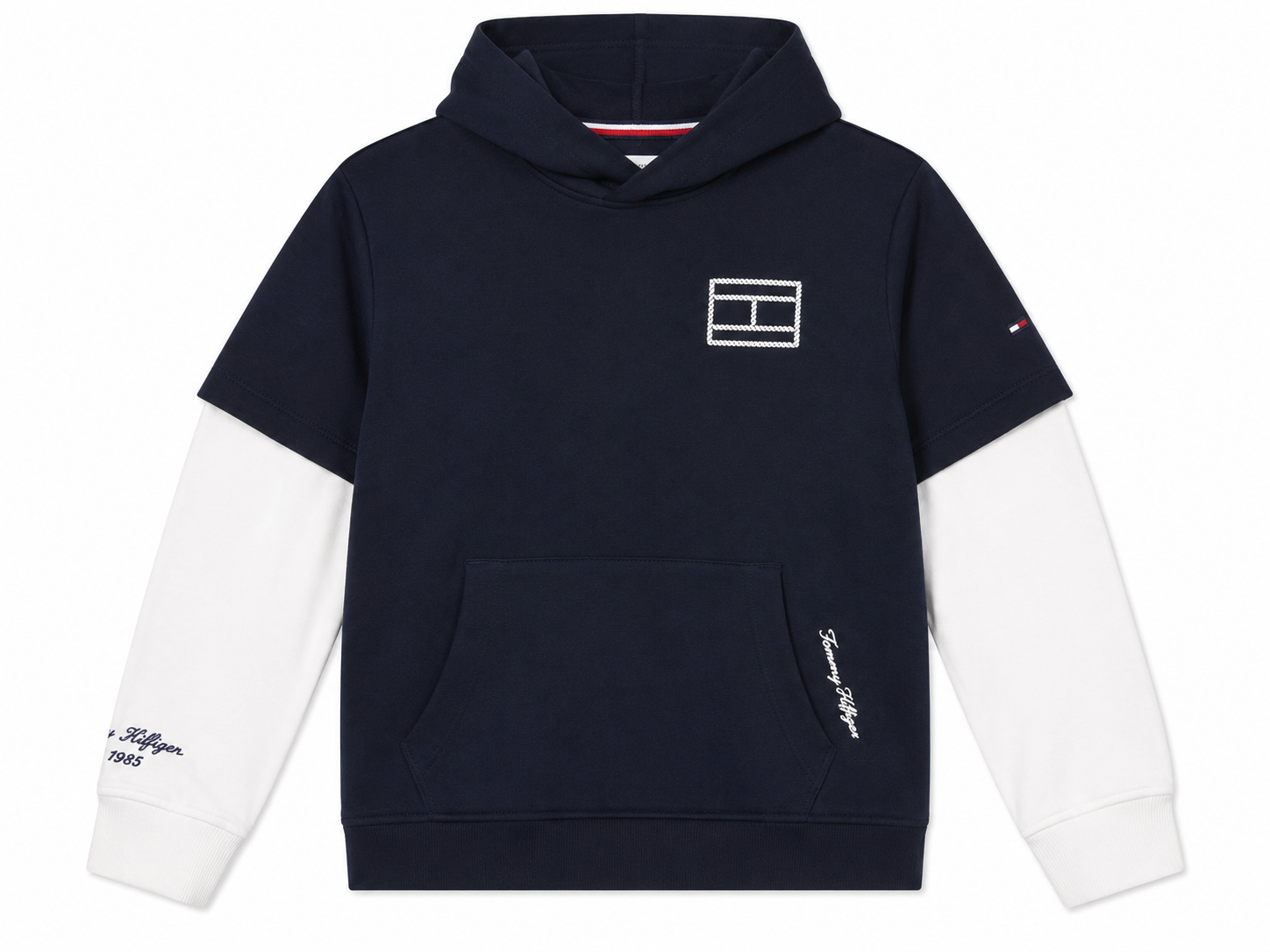 Felpa con cappuccio Tommy Hilfiger – Ragazzo 8-16 anni