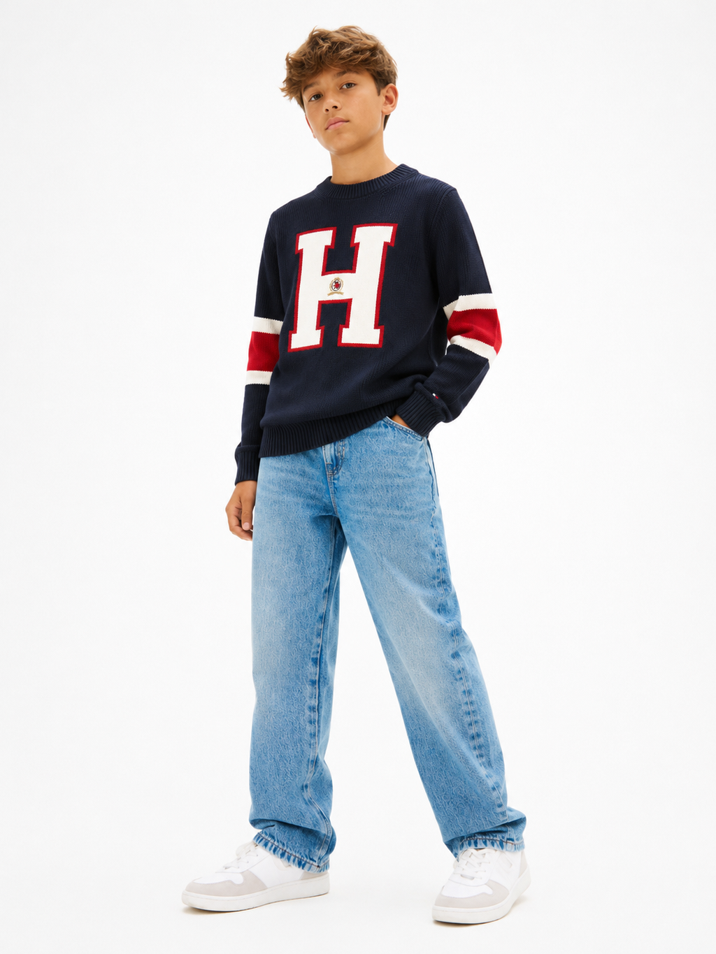 Maglione in cotone Tommy Hilfiger – Ragazzo 8-16 anni