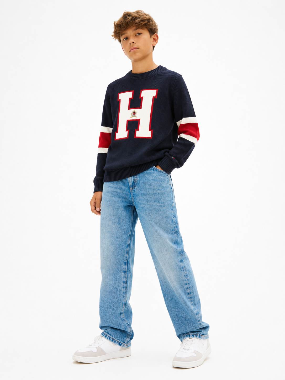 Maglione in cotone Tommy Hilfiger – Ragazzo 8-16 anni