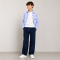Pantalone Tommy Hilfiger Baggy Fit Blu Ragazzo 8-16 Anni