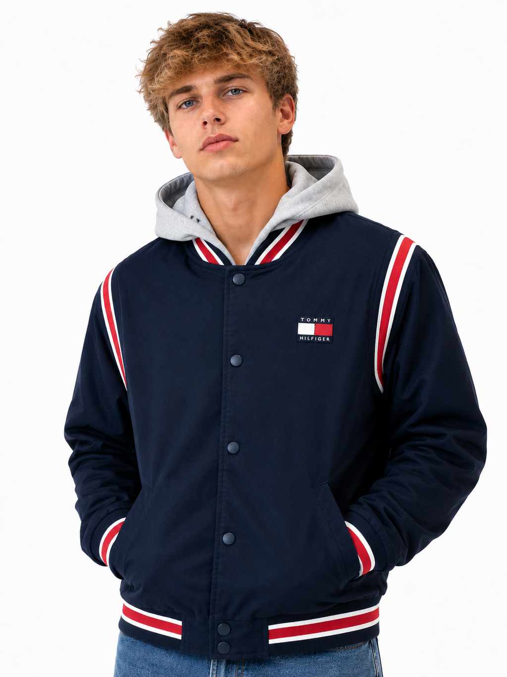 Giacca impermeabile con cappuccio staccabile Tommy Hilfiger | Ragazzo 10-16 anni