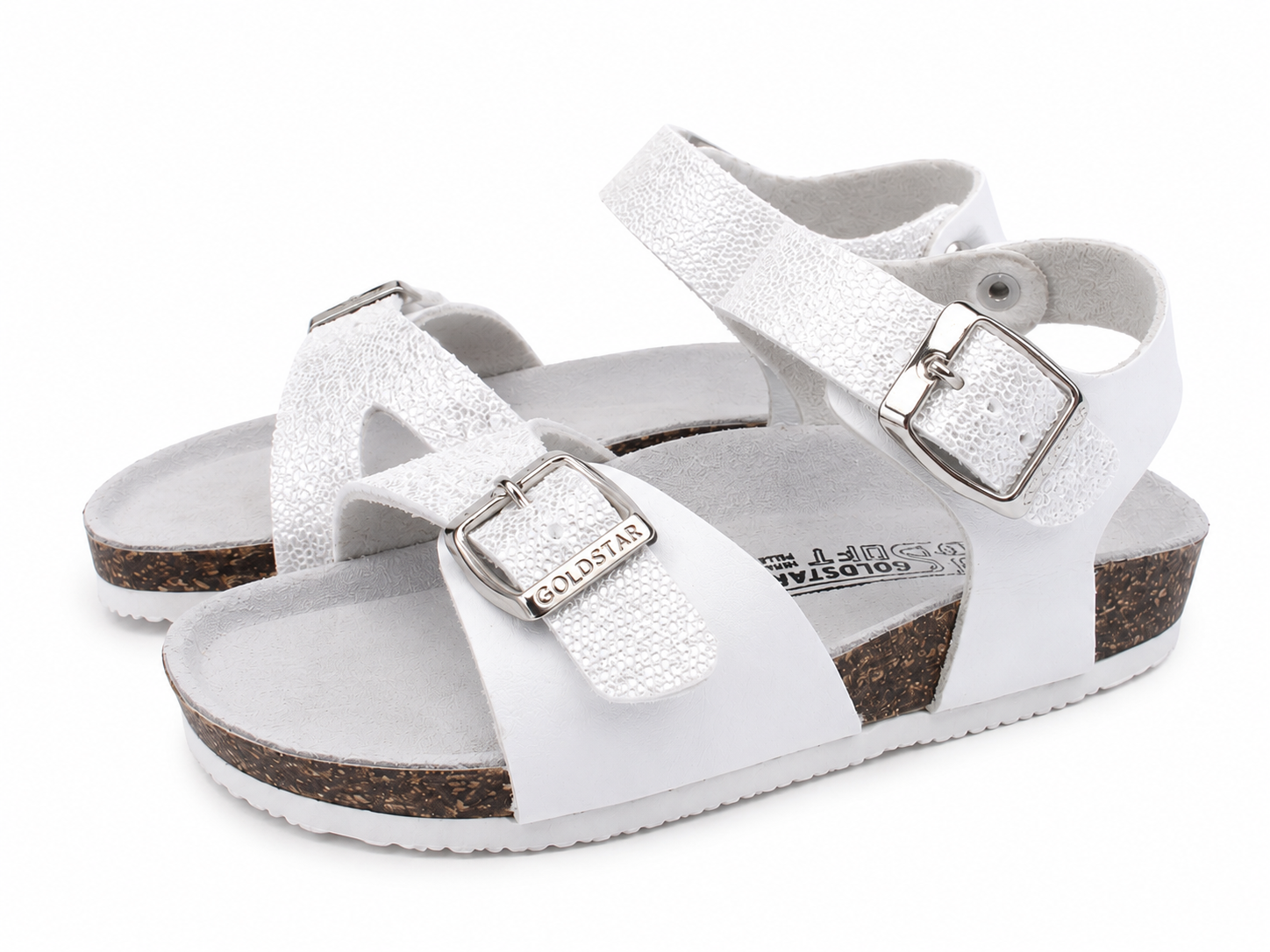 Sandalo Bianco Goldstar con Plantare Soft – Made in Italy | Dal n° 28 al 36