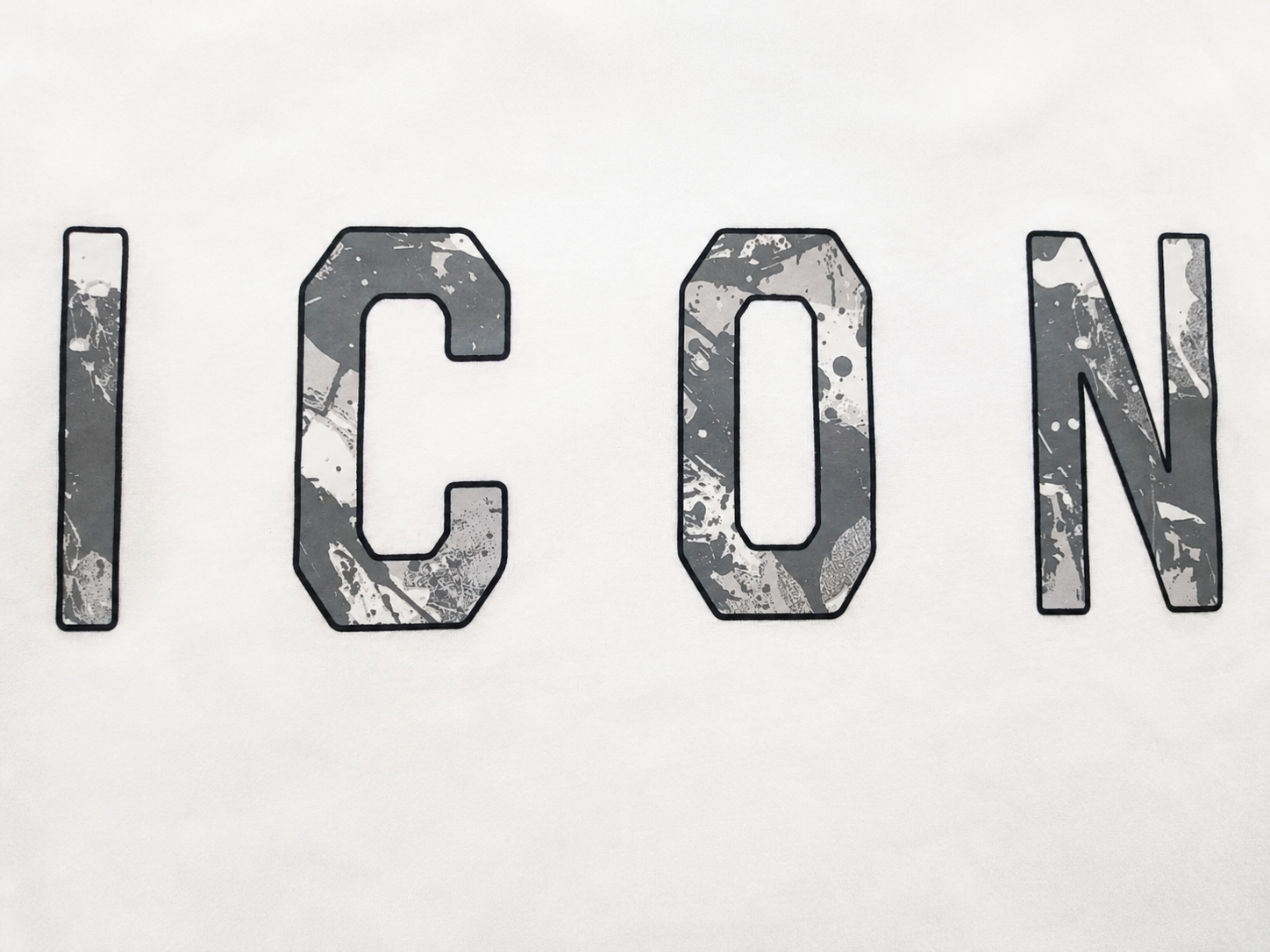 T-shirt ICON bianca in cotone con stampa logo – Ragazzo 10-16 anni