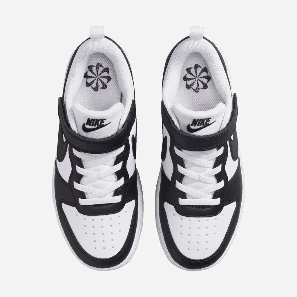 Sneakers Nike bianche  e nere con strappo e lacci elasticizzati – Bambino/a 28-35