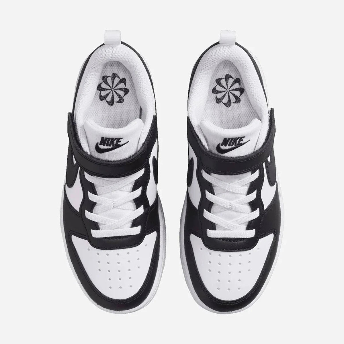 Sneakers Nike bianche  e nere con strappo e lacci elasticizzati – Bambino/a 28-35