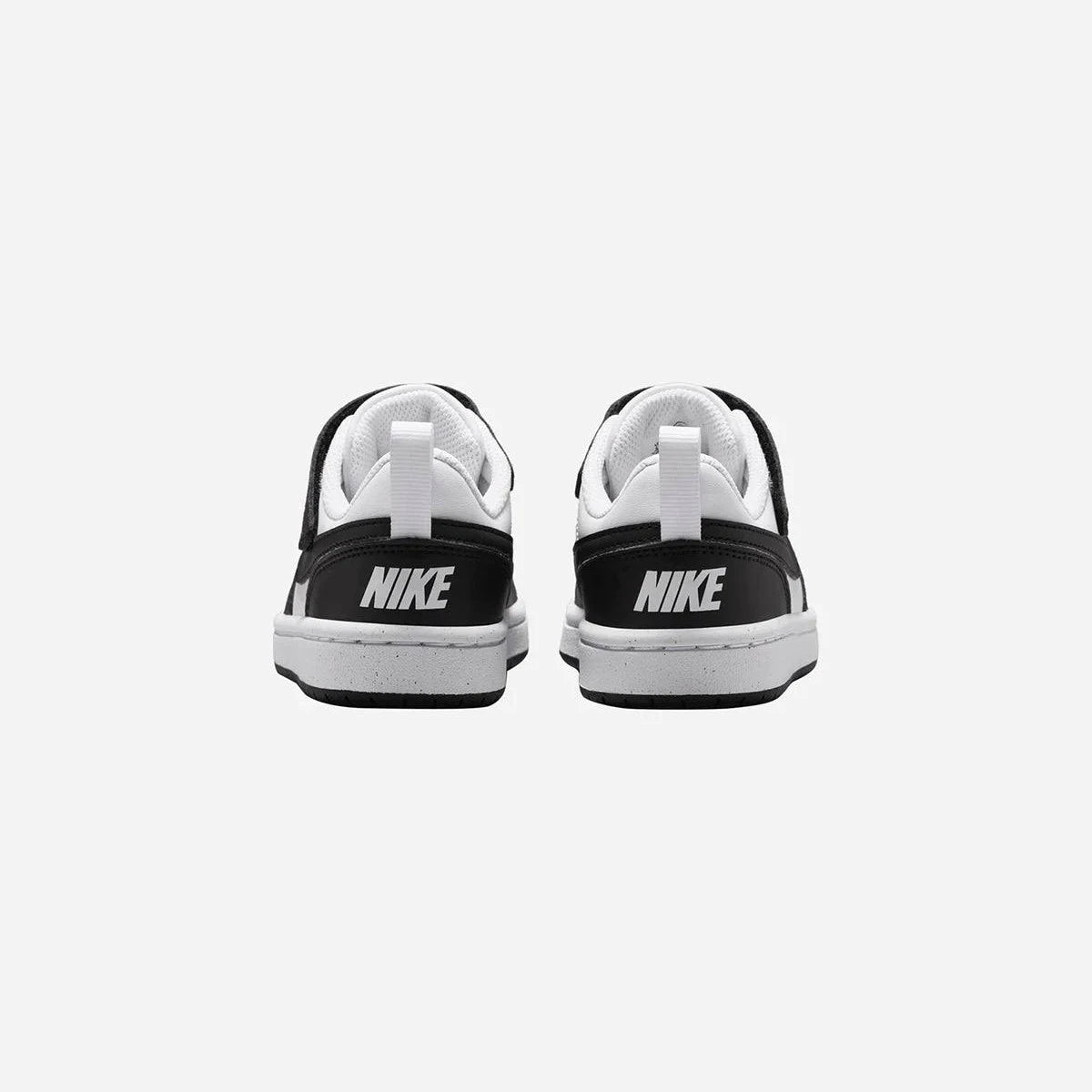 Sneakers Nike bianche  e nere con strappo e lacci elasticizzati – Bambino/a 28-35
