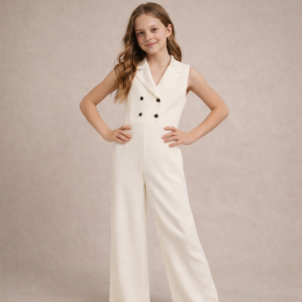 uta elegante ragazza Sarabanda avorio – Cerimonia Primavera/Estate (10-14 anni)